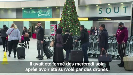 GB: l'aéroport de Gatwick réouvre avec des perturbations