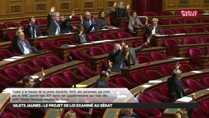 Download Video: Gilets jaunes : après l’Assemblée, le Sénat adopte à son tour les mesures d’urgence