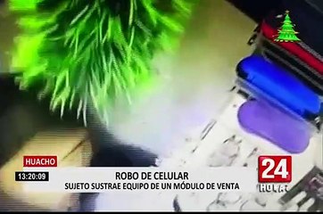 Descargar video: Huacho: cámaras de seguridad registran asaltos