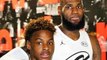 Lebron James Hypes Up Bronny On IG After Insane Move During His HS Game