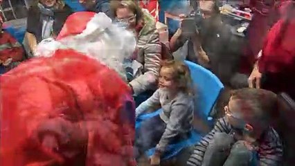 Le père Noël à notre agence d'Yssingeaux