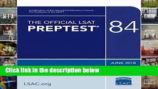 Law School Council books 2018 The Official LSAT Preptest 84: June 2018 LSAT