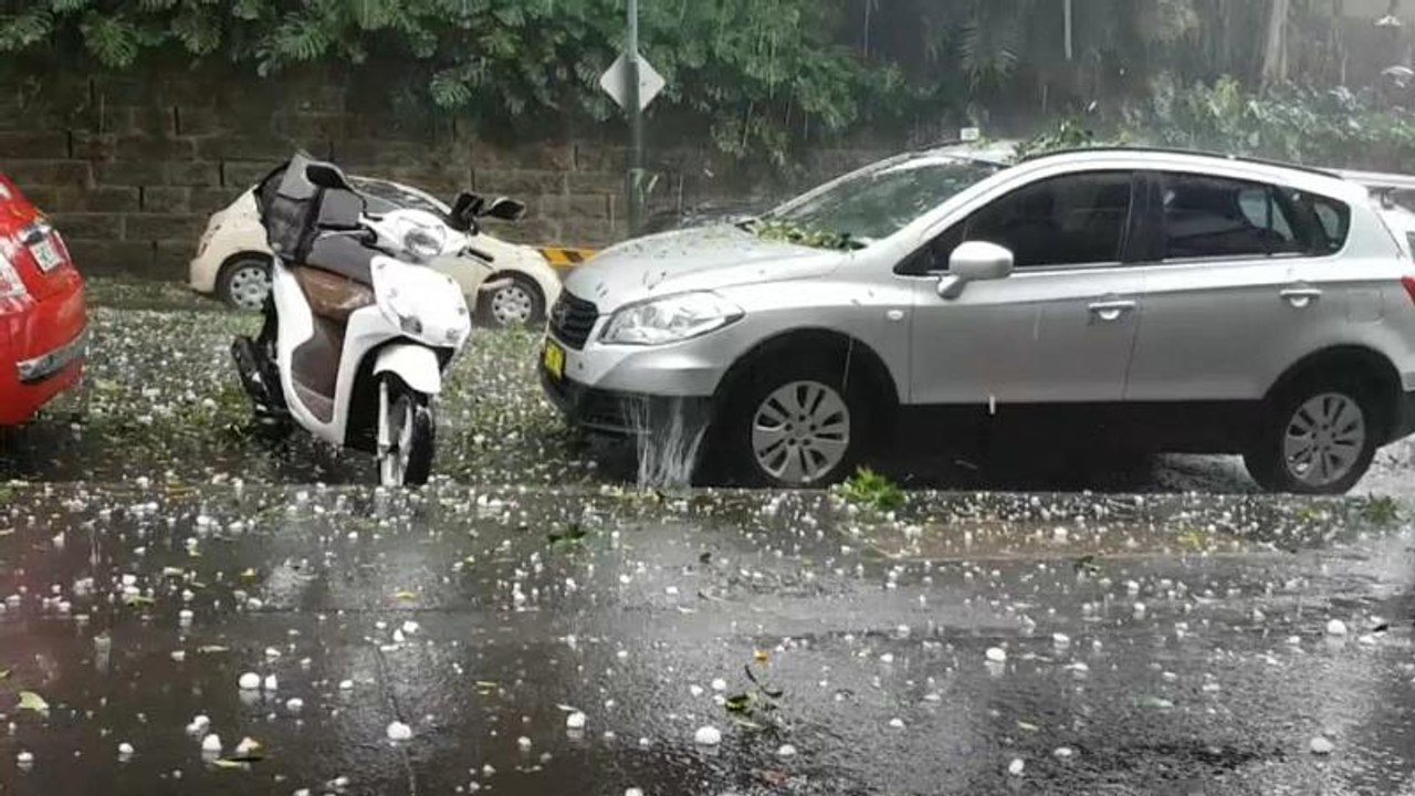 Sydney'de son 20 yılın en şiddetli dolu fırtınası