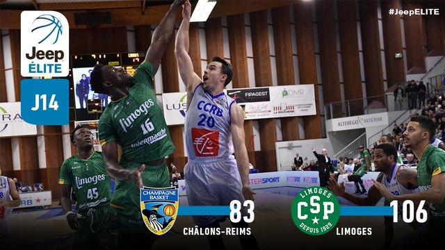 Jeep® ÉLITE : Châlons-Reims vs Limoges (J14)