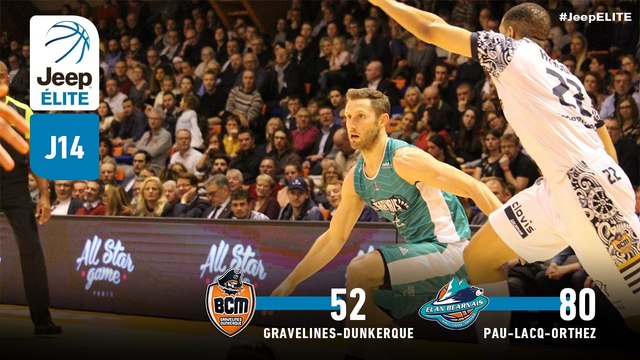 Jeep® ÉLITE : Gravelines-Dunkerque vs Pau-Lacq-Orthez (J14)