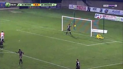 Jordan Tell stunning long range goal - Beziers 0-1 Orléans