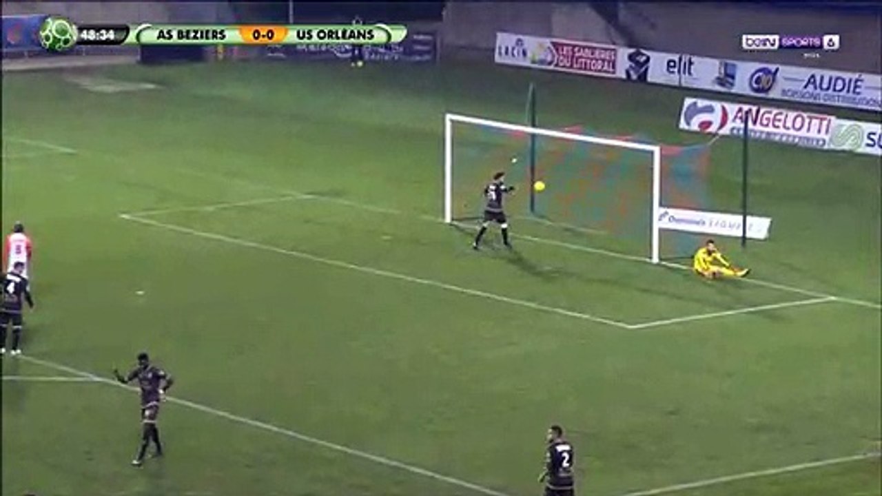 Jordan Tell stunning long range goal - Beziers 0-1 Orléans