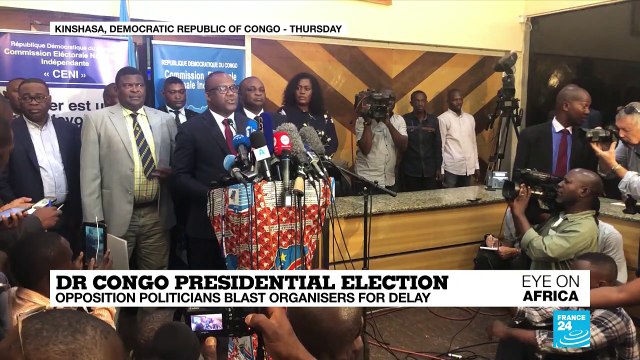 DR Congo opposition blasts organisers for vote delay