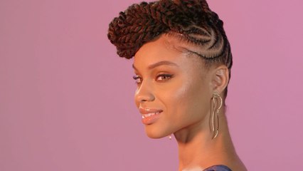 Flat Twist Updo