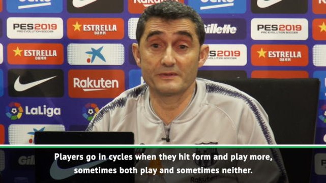 La Liga: Questions are always asked about players who don't play - Valverde