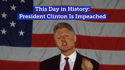 President Clinton Is Impeached: This Day In History
