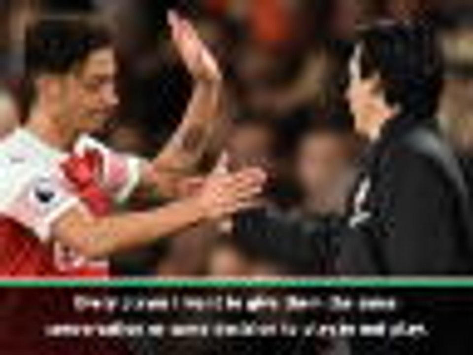 Players' salaries not important - Emery on picking Ozil