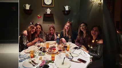 Paula Echevarría celebra su tradicional cena de Navidad con sus amigas