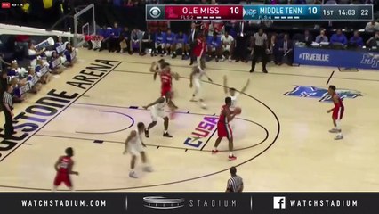 Ole Miss vs. Middle Tennessee Basketball Highlights (2018-19)