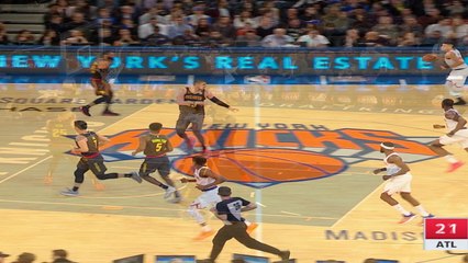 Atlanta Hawks at New York Knicks Raw Recap