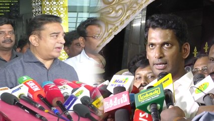 விஷால் விவகாரம்..நன்றி சொன்ன கமல்ஹாசன்- வீடியோ