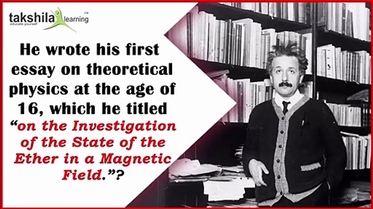 Albert Einstein's Short Movie