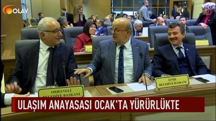 Ulaşım anayasası Ocak'ta yürürlükte