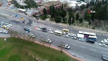 İstanbul Trafiğinde Yolda Kalan Araçların Yardımına Zabıta Koşuyor