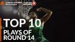 Top 10 Plays  - Turkish Airlines EuroLeague Regular Season Round 14