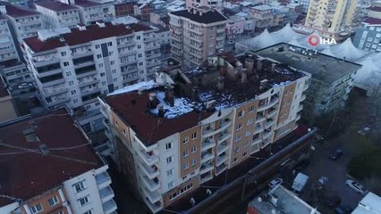 7 Katlı Apartmandaki Yangın Dehşetinin Boyutu Hava Aydınlanınca Ortaya Çıktı