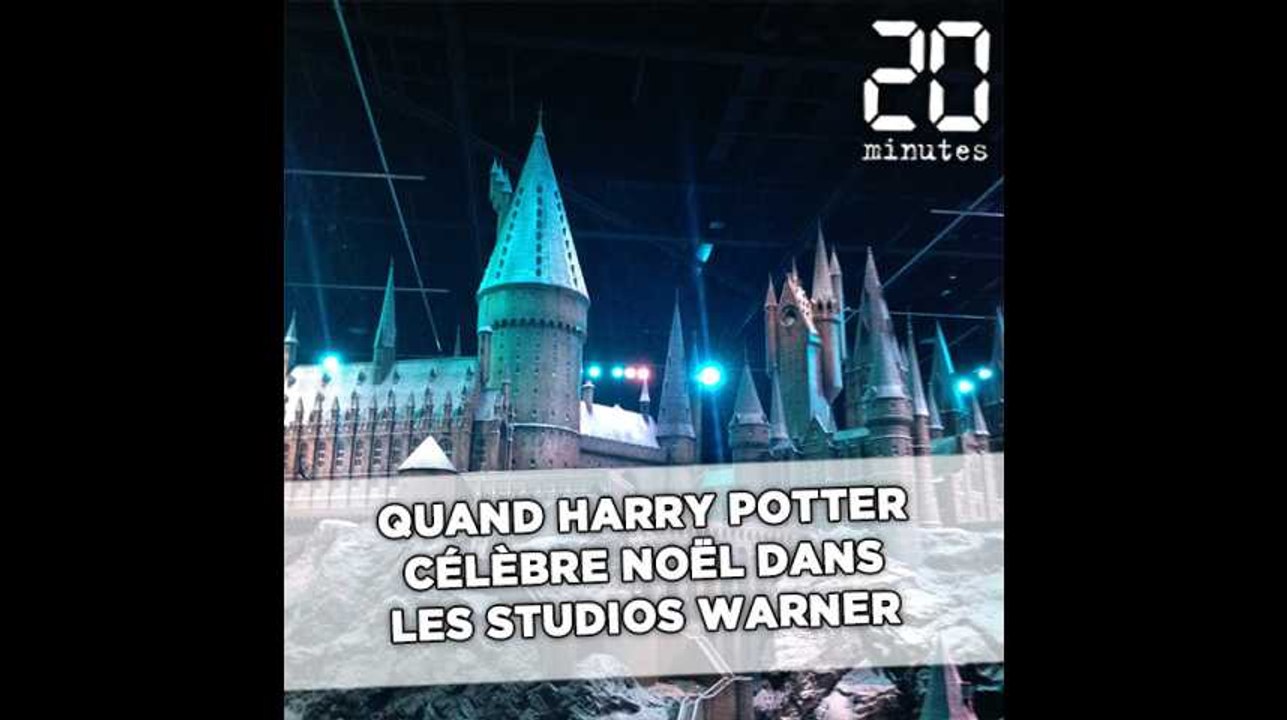 Quand Harry Potter célèbre Noël dans les studios Warner à Londres