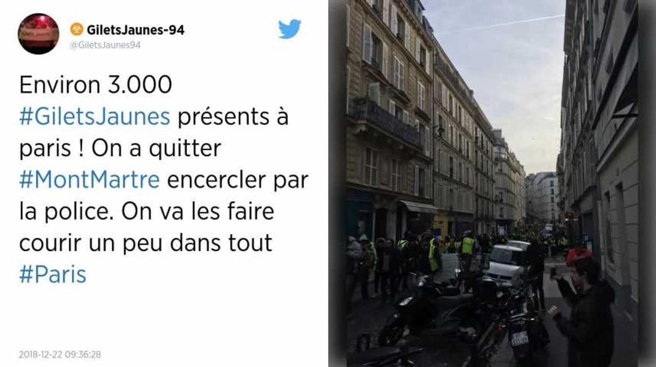 Paris : les gilets jaunes se donnent rendez-vous à Montmartre pour un « acte 6 »
