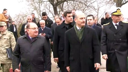 İçişleri Bakanı Soylu'dan Pazarkule Hudut Karakolu'na ziyaret - EDİRNE