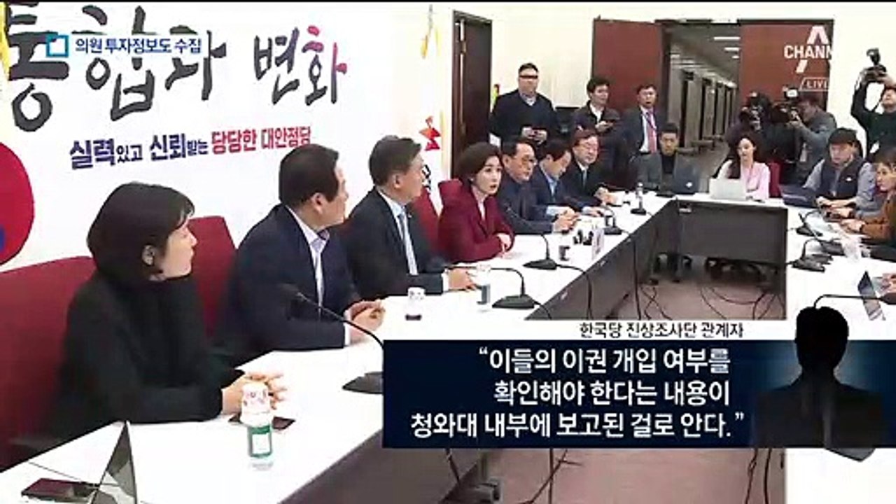 한국당 “민간인 사찰 의혹”…與 의원들 “사실 무근”