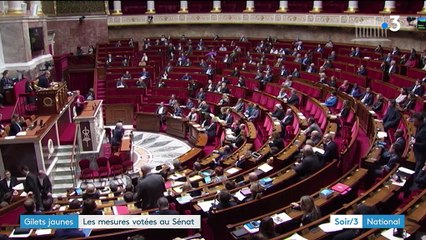 "Gilets jaunes" : les mesures votées par le Sénat
