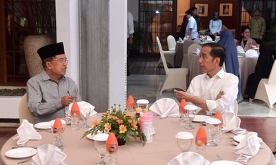 Jokowi Harap JK Bantu Dirinya Bila Menang Pilpres 2019