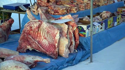Sibérie: marché en plein air malgré des records de températures