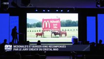 McDonald's et Burger King récompensés par le jury créatif du Cristal MAD - 22/12