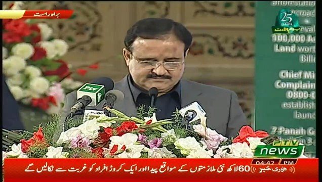 CM Punjab Usman Buzdar Speech at 100 Days Performance ceremony of Punjab Govt