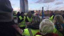 LIEGE - Manifestation des gilets jaunes à la Gare de Liege Guillemins