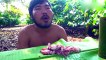 Cambodian wilderness food, squid eats well, netizen too cured
