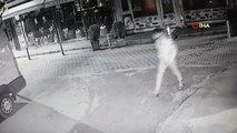 Polatlı'da hırsızlık girişiminde bulunan şahıs kaçarken böyle düştü