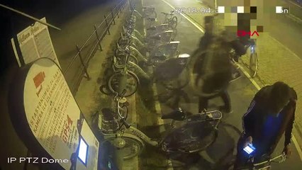 Ordu Magandalar Akıllı Bisikletler ve Engelli Şarj İstasyonlarına Zarar Verdi