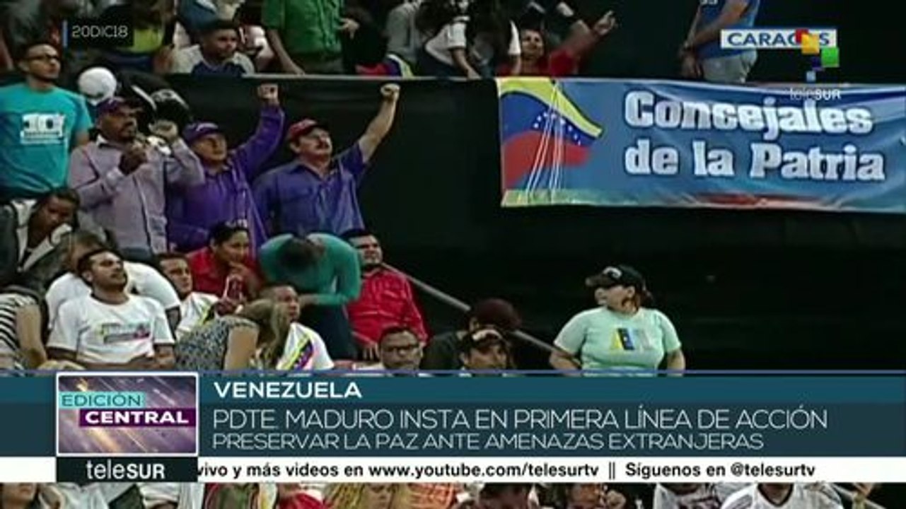 Maduro marca 3 líneas de acción para enfrentar los desafíos de 2019