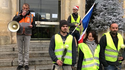 Rassemblement des Gilets jaunes pour le référendum d’initiative citoyenne