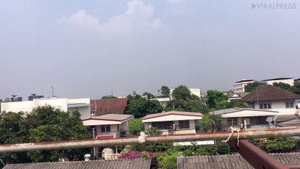 Pollution Dust Cloud In Bangkok