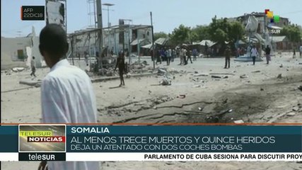 Doble atentado en Somalia deja al menos trece muertos