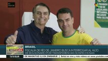 Justicia brasileña pide investigar a hijo de Bolsonaro