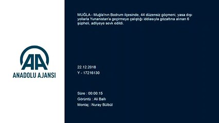 Yelkenli teknede 44 düzensiz göçmenin yakalanması - 5 kişi tutuklandı - MUĞLA