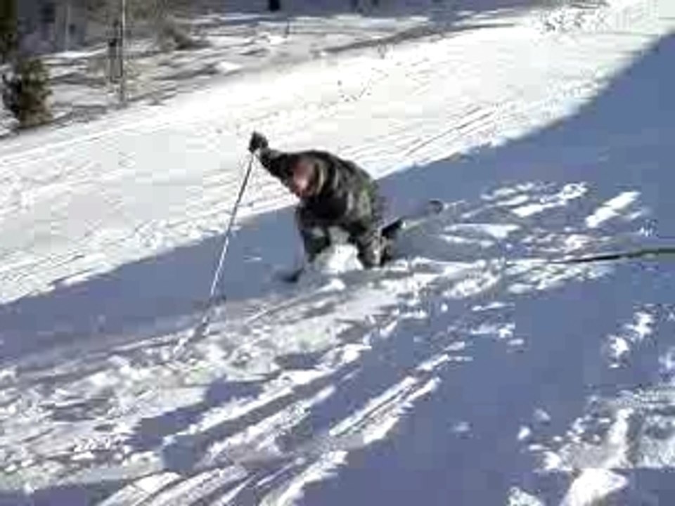 chute ski 1