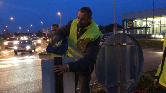 L’action symbolique des Gilets jaunes avant de marquer une pause pour les fêtes