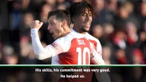 Emery hails Ozil's 'good response'