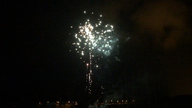 Feu d’artifice de Noël