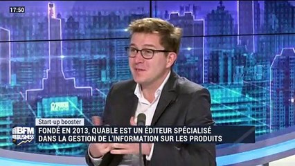 Start-up booster: Quable est un éditeur spécialisé dans la gestion de l’information sur les produits - 22/12