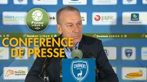 Conférence de presse Chamois Niortais - Stade Brestois 29 (1-1) : Patrice LAIR (CNFC) - Jean-Marc FURLAN (BREST) - 2018/2019